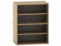 Téna 4 polcos alacsony szekrény