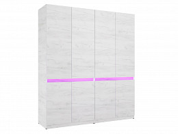 BSS-180 gardróbszekrény RGB LED világítással 180 cm