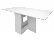 EGDK-09 összecsukható étkezőasztal fehér, 159 cm