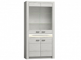 Inez 2 ajtós üveges vitrin