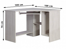 Titán sarok íróasztal, 100 cm