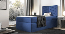 ST7 boxspring ágyneműtartós kárpitozott bonellrugós matracos ágy 70x200, jobbos