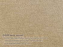 Triest ágyneműtartós relax bonellrugós heverő 120x200 bézs, balos