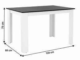 KRZ-120 étkezőasztal, 120 cm