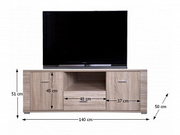 Gréta 2 ajtós 1 fiókos TV asztal