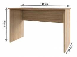 Ditti számítógépasztal, 104 cm