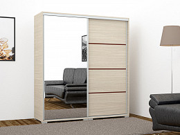 BRN-180 tükrös gardróbszekrény 180 cm