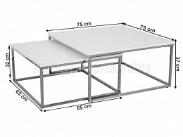 ENIO-001 dohányzóasztal szett