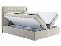 DOMA-180 kárpitozott boxspring ágy 180x200