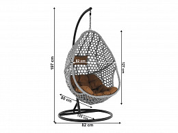 NELU műrattan függőfotel állvánnyal