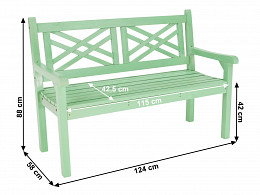 FABA-124 favázas kerti pad