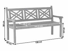 FABA-150 favázas kerti pad