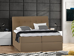 TYP50 boxspring ágyneműtartós kárpitozott bonellrugós matracos franciaágy 140x200