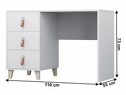 FIEA számítógépasztal, 110 cm