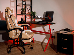 LAT-95 fémvázas gamer számítógépasztal, 95 cm