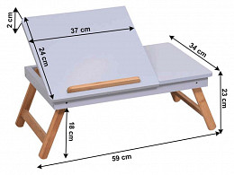 MELT-59 laptopasztal notebook asztal, 59 cm