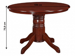 TABL-106 fix étkezőasztal, 106 cm