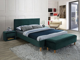 Kárpitozott ágyneműtartó puff