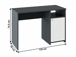 DDE-110 számítógépasztal, 110 cm
