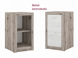 Roxy polcos komód, balos