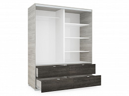 CZR-180 tükrös tolóajtós gardróbszekrény 180 cm