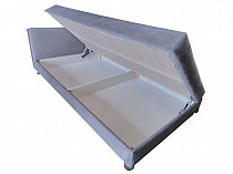 Triest ágyneműtartós relax bonellrugós heverő 90x200, balos