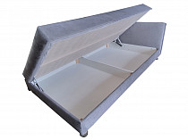 Triest ágyneműtartós relax bonellrugós heverő 90x200, jobbos