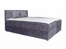 Atos boxspring ágyneműtartós kárpitozott bonellrugós matracos franciaágy 180x200