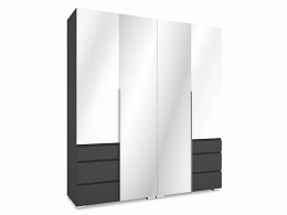 Silver MF tükrös gardróbszekrény 180 cm