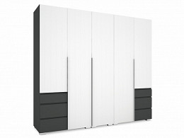 Silver gardróbszekrény 225 cm