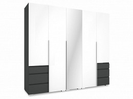 Silver MF 1 tükrös gardróbszekrény 225 cm