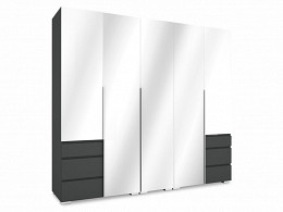 Silver MF 3 tükrös gardróbszekrény 225 cm