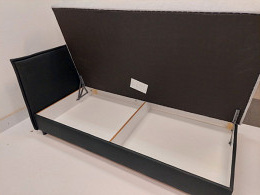 La-Palma ágyneműtartós rugós heverő 110x200, balos