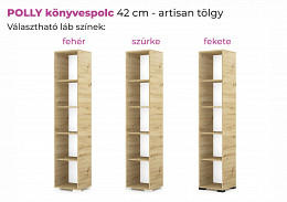 Polly könyvespolc 42 cm