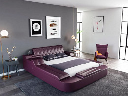 Palmas franciaágy rugós matraccal 180x200 fekvőfelülettel, balos