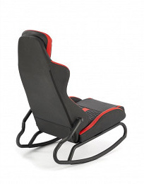 Gamer hintafotel, fekete - piros