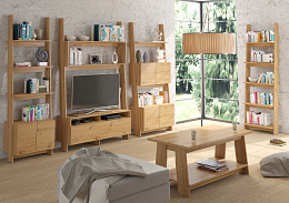 Rack 80 1D könyvespolc 2 ajtó - Artisan tölgy