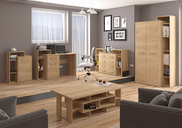 Rio komód 2 ajtó 4 fiók - Cremona tölgy