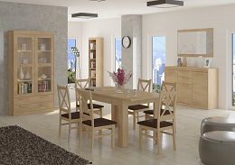 Maximus komód 1 ajtó 4 fiók - Cremona tölgy