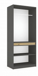 BSS 12 gardróbszekrény 90 cm, balos