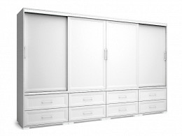 Trója tolóajtós gardróbszekrény 318 cm
