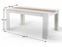 RDM-140 étkezőasztal, 140 cm