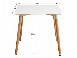 DDRI-70 fix étkezőasztal, 70 cm