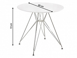 RON-80 fix étkezőasztal, 80 cm