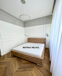 TYP06 kárpitozott ágyneműtartós ágyrácsos ágykeret 140x200