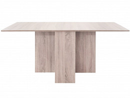 EGDK-09 összecsukható étkezőasztal világos sonoma tölgy, 159 cm
