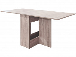 EGDK-09 összecsukható étkezőasztal világos sonoma tölgy, 159 cm