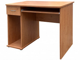 Flat 1 fiókos számítógépasztal 100 cm, balos