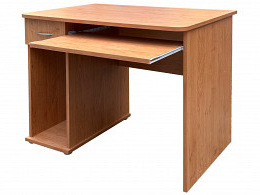 Flat 1 fiókos számítógépasztal 100 cm, balos