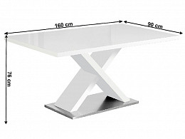 FNL-160 étkezőasztal, 160 cm